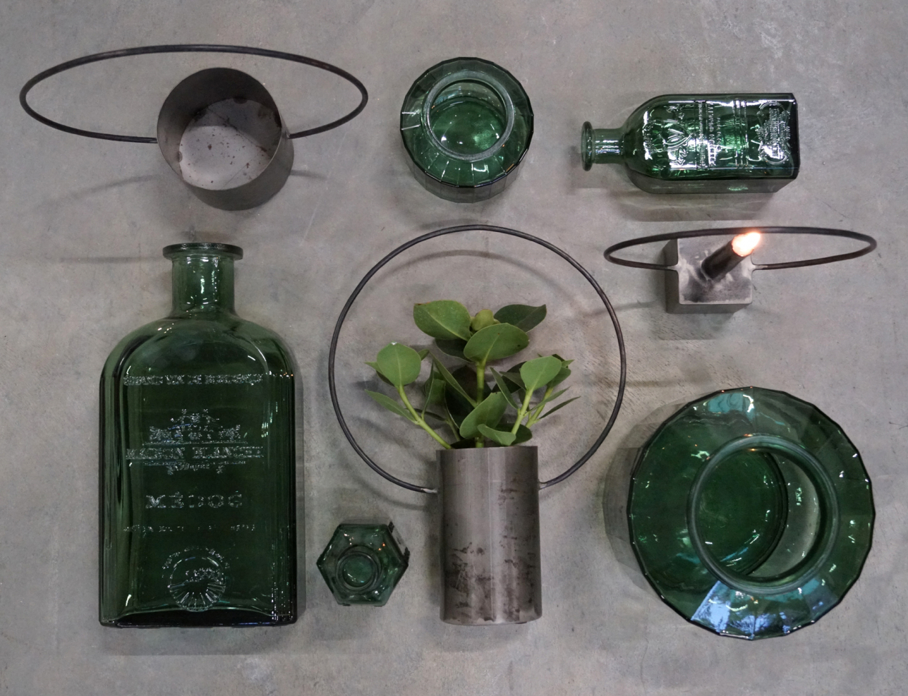 Candelabro rotondo 'Darren' - Vintage