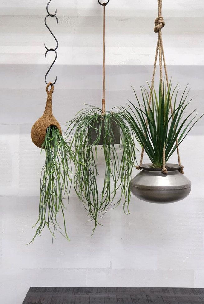 Vaso sospeso 'Sikasso' - Pelle