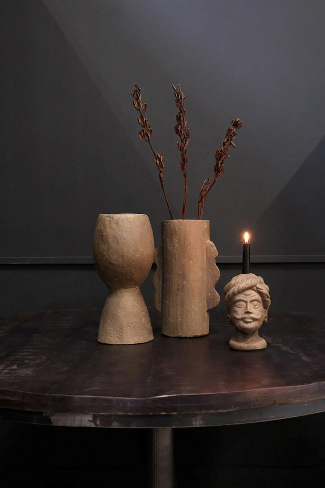 Vaso 'Baxter' - Grigio