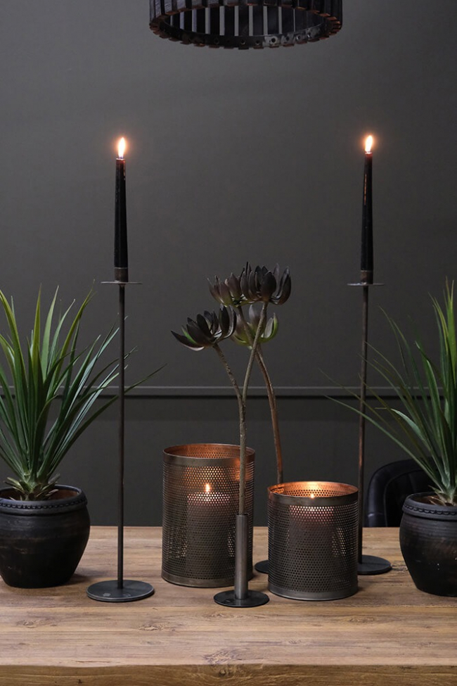 Candelabro 'Dean' S - Ferro