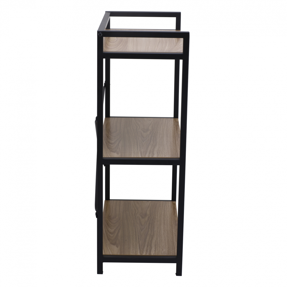 Mensola 'Tre' - Nero/Legno