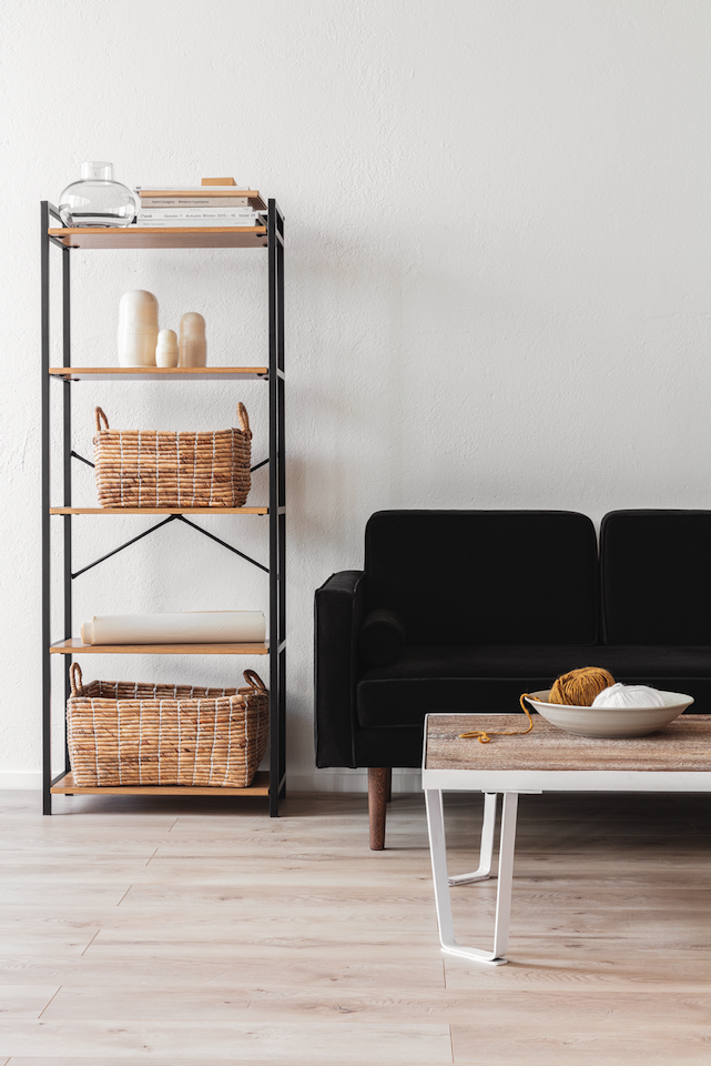 Tavolino Vintage - Bianco Patina/Legno