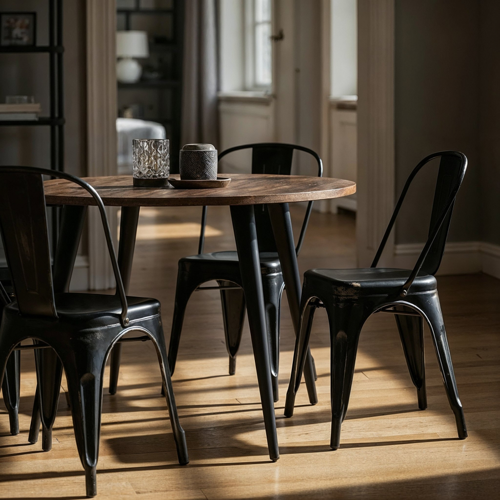 Sedia 'Montmartre' - Vintage nero