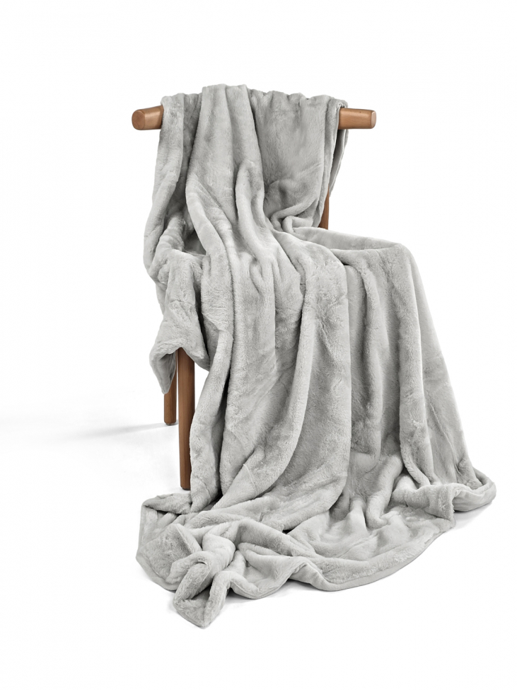 Coperta 'Aranga Super Soft Throw' 130x170cm - Grigio