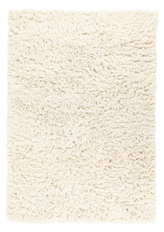 Tappeto Rya 'Fassale Handwoven Wool' - Bianco