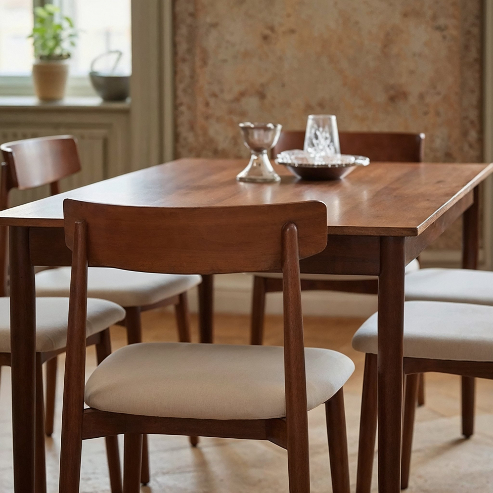 Tavolo da pranzo 'Fager' 135 cm - Noce