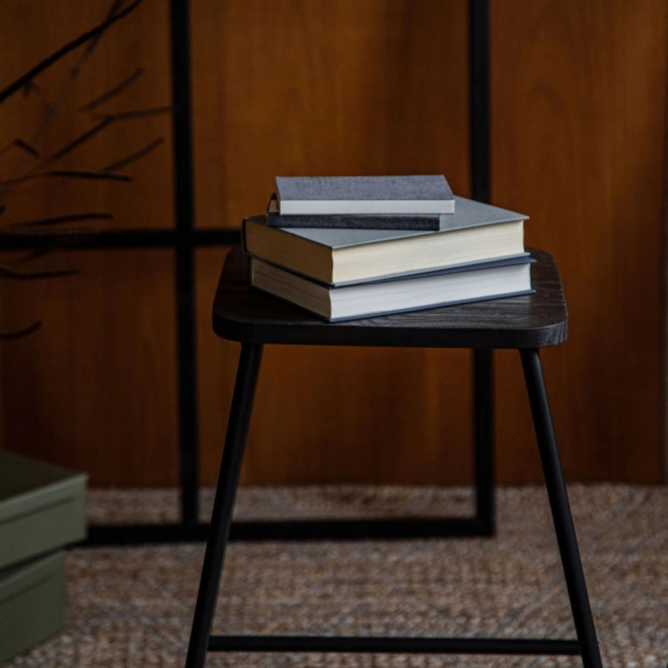 Sgabello 'Borås' - Marrone/Nero