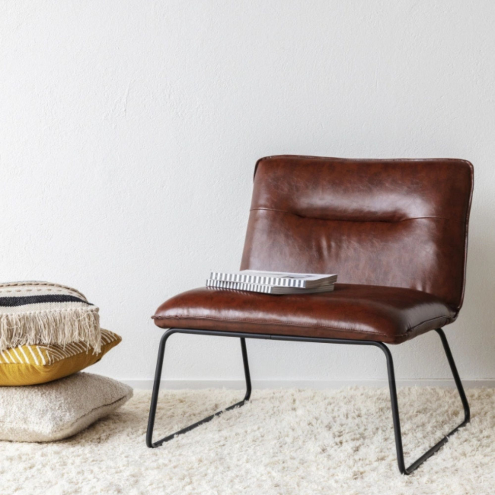 Poltrona 'Chelsea' - Marrone